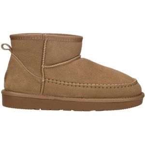 SUB55 Enkellaarsjes Plat Enkellaarsjes Plat - cognac - Maat 40