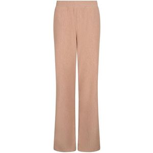 EsQualo Broek Trousers Fancy Crinkle Sp25 30017 183 Dark Sand Dames Maat - L