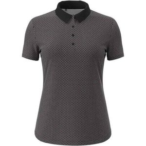 Under Armour Golf Playoff 3.0 Printed Korte Mouw Poloshirt Voor Dames Grijs 2XL Vrouw