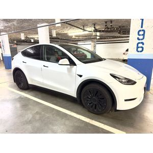 Tesla Model Y zwarte Uberturbine wielkappen wieldoppen set - Sportieve upgrade voor 19 inch Gemini velgen - Auto Exterieur Accessoires Nederland en België
