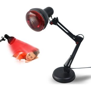 ALLGoods. Infraroodlamp – Lichttherapie Lamp Verstelbaar – Spieren en Gewrichten -Infraroodtherapie 150Watt -Warmtelamp Verlicht Pijn – Rood Lichttherapie voor Betere Gezondheid – Rode Lamp Voor Spieren – Red Light Therapy - Zwart