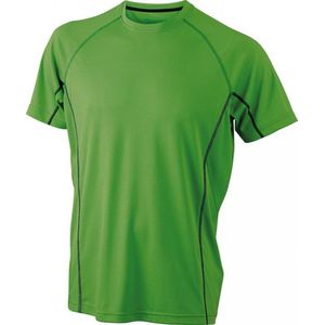James & Nicholson Heren Hardloopshirt - Groen - Large