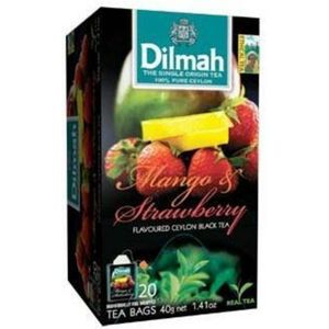 Dilmah thee mango/aardbei 1 x 20 zakjes
