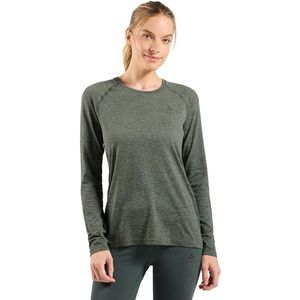 Odlo Crew Essential Seamless T-shirt Met Lange Mouwen Grijs M Vrouw