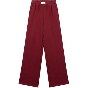 Refined Department Broek Knitted Relaxed Pants Nova R2511121835 501 Bordeaux Dames Maat - XS
