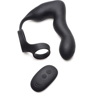 XR Brands - Inflatable and Vibrating Prostate Plug + Cock and Ball Ring