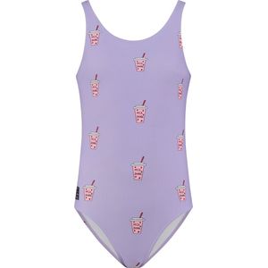 Son of a Beach - Milkshake Lila Meisjes Badpak - maat 74-80 - Paars
