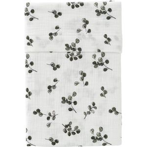 Cottonbaby Ledikantlaken soft - leaves green