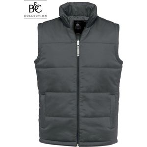 B&C Collection Heren Bodywarmer Maat XXL Kleur Donker Grijs