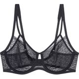 Triumph Signature Sheer W01 EX Dames Beha - Zwart - Maat D080