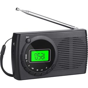 Klassieke Transistor Radio - Batterijgevoede Radio Voor Heldere Geluidsontvangst - Geschikt Voor Binnen En Buiten