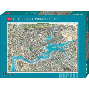 Heye City of Pop Legpuzzel 2000 stuk(s) Kaarten