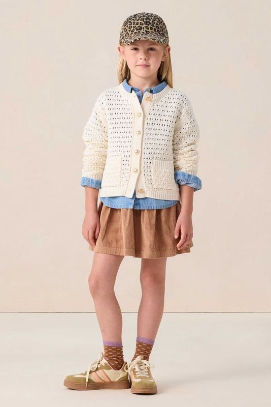 Sissy-Boy - A-lijnrok - Bruin - Corduroy - 100% Katoen