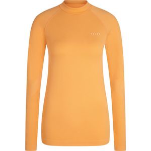 FALKE dames lange mouw shirt Maximum Warm - thermoshirt - oranje (orangette) - Maat: M
