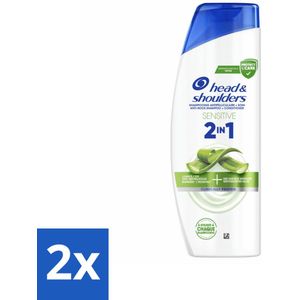 Head & Shoulders – 2-in-1 – Sensitive – 300 ml - Voordeelverpakking - 2 stuks
