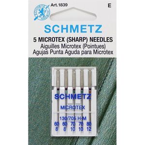 Schmetz Machinenaald assorti Microtex H-M N60-80