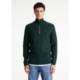 CHASIN' - Oscar Half Zip - Trui - Donkergroen - Schipperstruien
