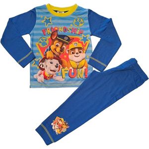 Paw Patrol pyjama - blauw - PAW Patrol Friendship Fun pyama - katoen - maat 86/92