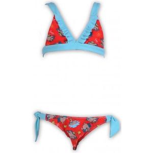 Woody Bikini Rood Nijlpaard All-Over Print Rood 4A