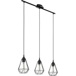 EGLO Tarbes Hanglamp - E27 - 79 cm - Zwart