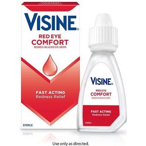 Visine XL-Red eye comfort - Oogdruppels Tegen Hooikoorts, Rode Ogen, Geïrriteerde Ogen, Droge Ogen & Brandende Ogen - 15ML