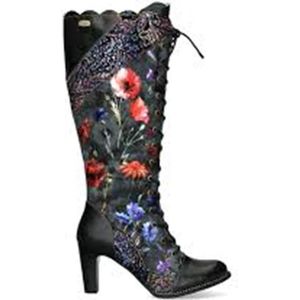 Laura Vita - Veterlaarzen - Smoky Blue / Orchidee / Donkerrood / Zwart