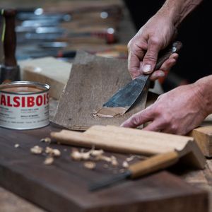 Alsibois 0,4 L Eik houtplamuur 2-komponentenbasis