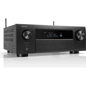 Denon - AVC-X4800H - AV Amplifier met 9.4-Kanaals versterker, 8K-Video, 3D-Audio, HEOS® Built-In en 200 Watt per Kanaal - Zwart