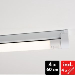 Proventa LED TL lampen 60 cm voordeelverpakking - voor binnenruimtes - 4 x 60 cm