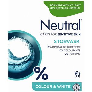 Neutral Waspoeder Kleur & Wit 13 Wasbeurten - 6 x 1,105 kg - Voordeelverpakking