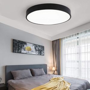Plafondlamp - Strak design - 16 W - Dunne led-plafondlamp Rond - 3000 K - Ø300 mm [Energieklasse A++]