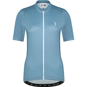 BBB Cycling - DonnaFit - Fietsshirt - Grijs Blauw - Korte Mouw