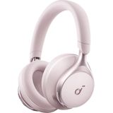 soundcore by Anker Space One Draadloze Over-ear Koptelefoon Roze - Headphones - Active Noise Cancelling, Multipoint Connection, 55 uur accuduur, Bluetooth 5.3, LDAC, Hi-Res Certified