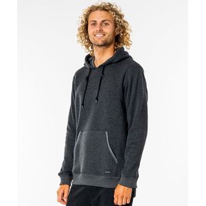 Rip Curl Heren Vest Crescent Hood - Black Marled