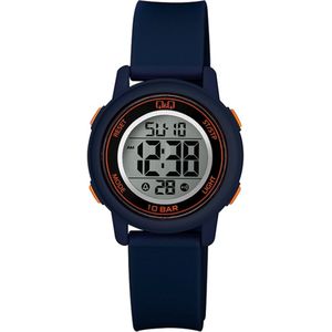 Q&Q-digitaal-blauw/Oranje-Waterdicht-Zwemmen/Sporten-Alarm-Stopwatch-Backlight.