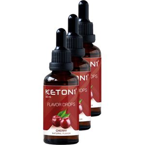 Keton1 - Flavor Drops - Kers - 3 x 50 ml