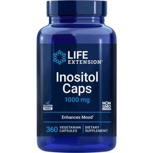 Life Extension - Inositol - 1000 mg - 360 Capsules - Vitamine B8 - Voedingssupplementen