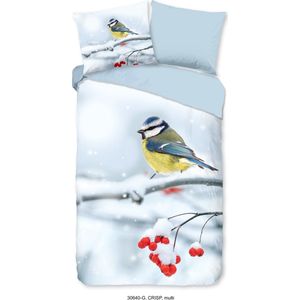 Good Morning Dekbedovertrek ""pimpelmees in de sneeuw"" - Multi - (200x200/220 cm) - Katoen