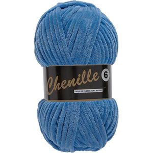 Chenille 6 - Blauw 012 - Lammy yarns - 5 stuks