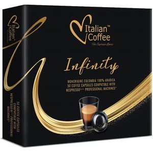 100% Arabica Koffie uit Colombia - Italian Coffee 100 capsules voor Nespresso® Pro