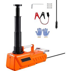 Elektrische Autokrik - 15 Ton - Hydraulische Hefkracht 33.000 Lbs - 12 V Bandenwisselset met Dubbele Aandrijving - Draagbaar voor Personenauto's en Vrachtwagens