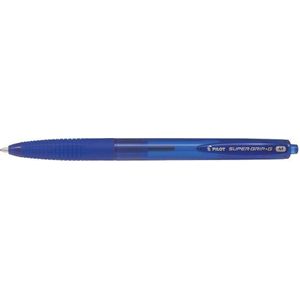 Pilot Super Grip G Blauw Clip-on retractable ballpoint pen Medium