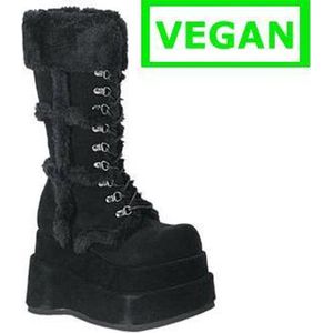 DemoniaCult - BEAR-202 Plateau Laarzen - US 7 - 37 Shoes - Zwart