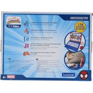 Spiderman Laptop met 124 activiteiten FR/EN