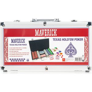 Maverick - Cartamundi - Poker Set - Texas Hold'em - 300 Pokerchips