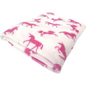 Kleurrijke fleece deken - zacht en veelzijdig - 1 stuk - 150 cm x 130 cm