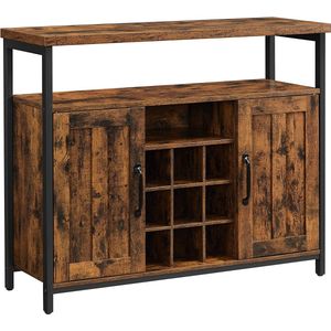 Tafel - Bijzettafel - Tafeltje - Bijzettafels - 100 x 35 x 81,4 - Grijs