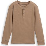 Tom Tailor - Henley-shirt - Wafelstructuur - Lange Mouwen