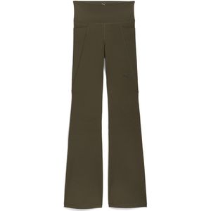 PUMA W TAD ESSENTIAL HW BOOTCUT PANT Dames Sportbroek - Dark Olive