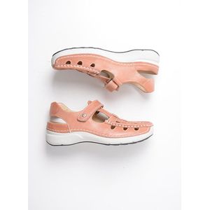 Wolky Comfortschoenen Rolling Sun oud roze leer